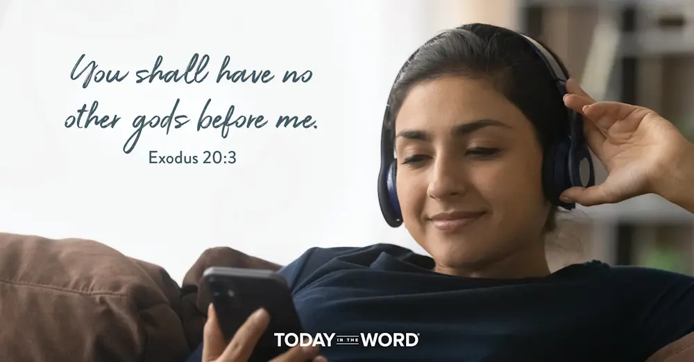 Daily Devotional Bible Verse | Exodus 20:3 You shall have no other gods before me.